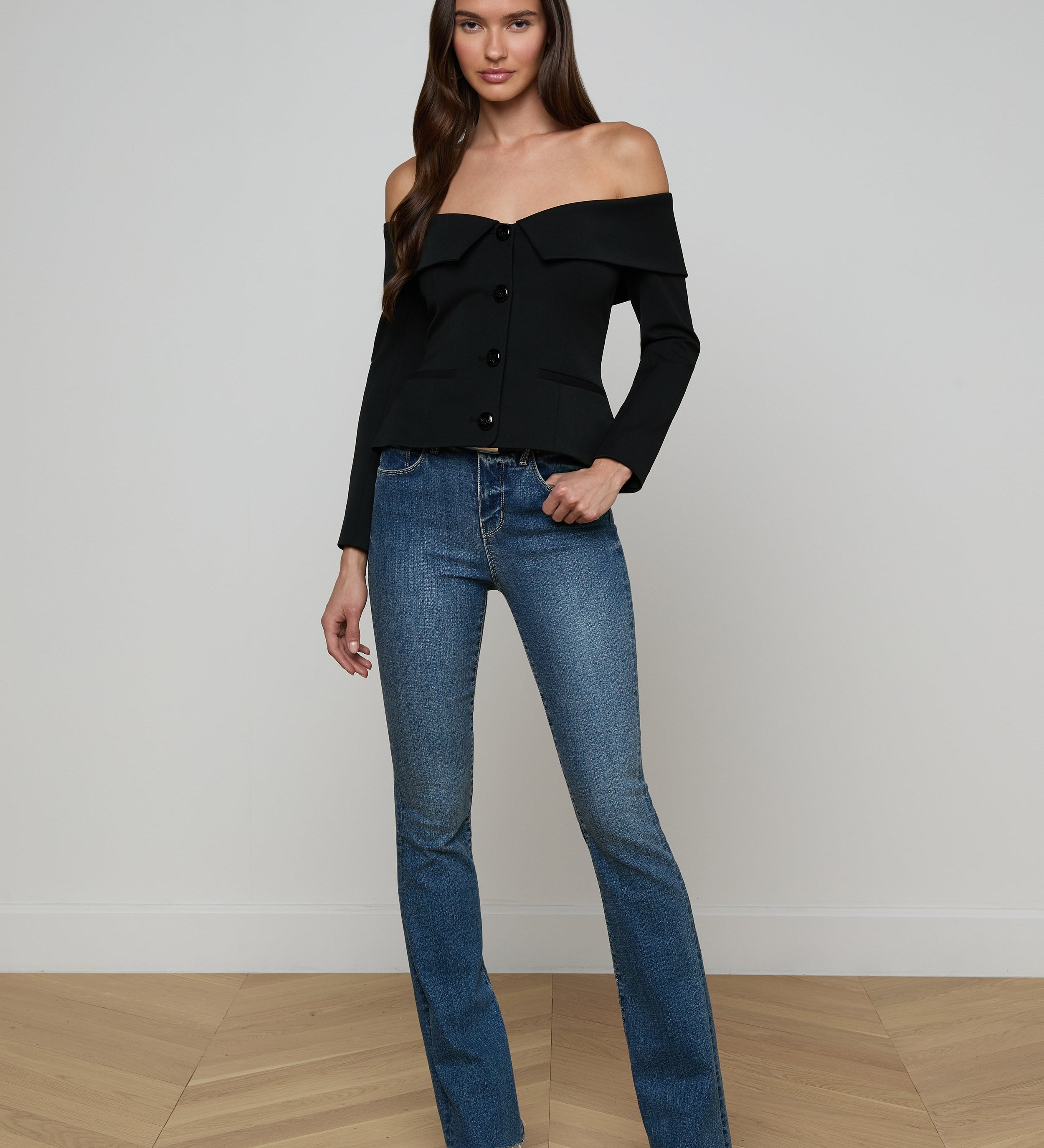 L'AGENCE - Ingrid Blazer Top