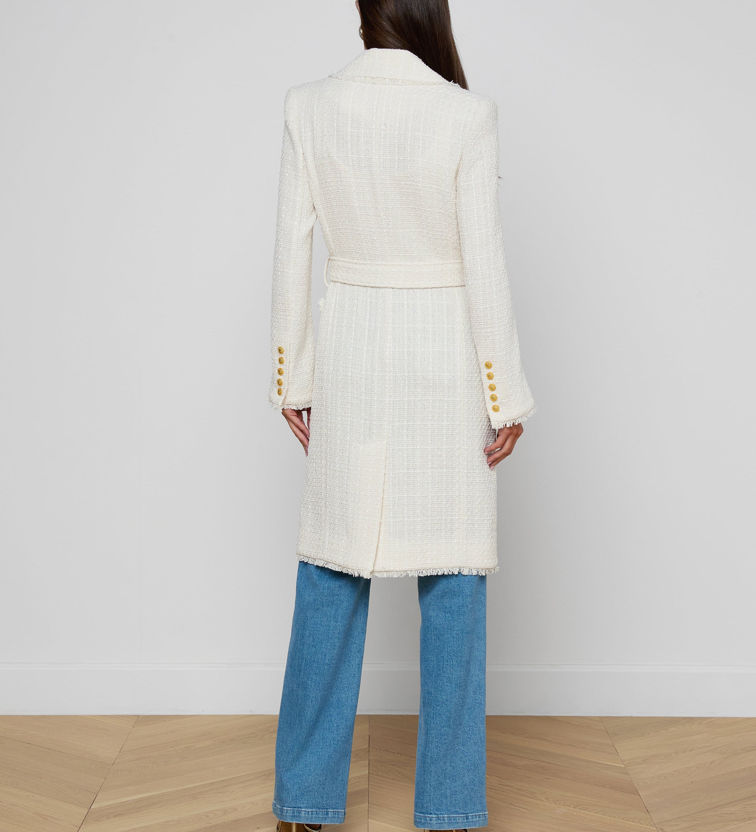 L'AGENCE - Cooper Tweed Trench Coat