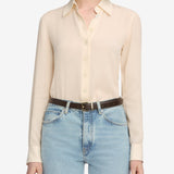 FRAME - The Textured Shirt -- Cream