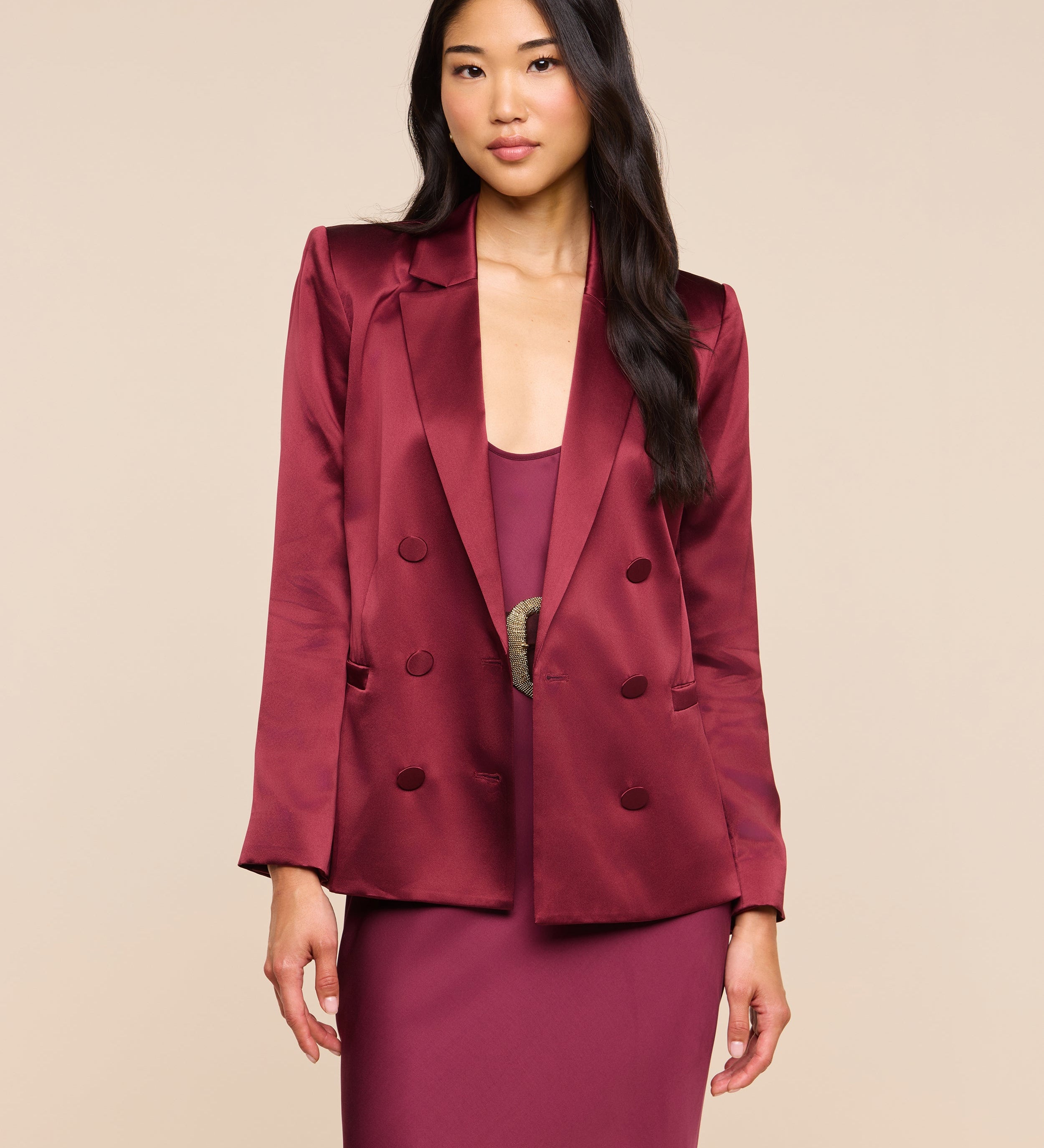 L'AGENCE - Sena Silk Blazer