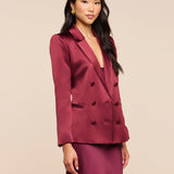 L'AGENCE - Sena Silk Blazer