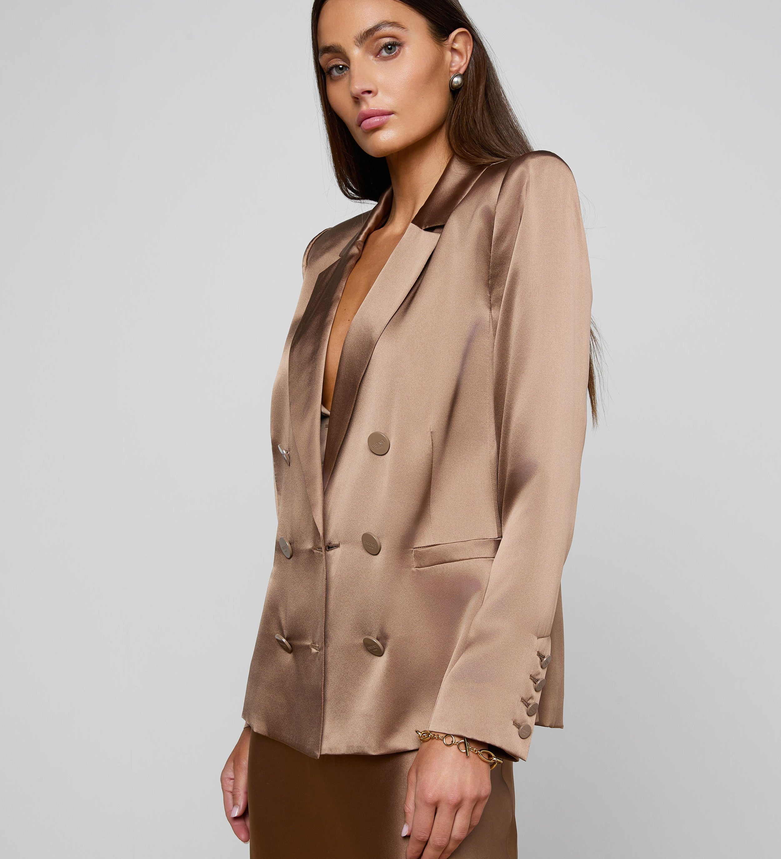 L'AGENCE - Sena Silk Blazer