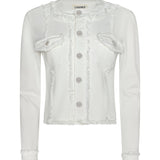 L'AGENCE - Yarin Collarless Fray Jacket