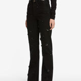 FRAME - The Embellished Vertical -- Black