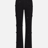 FRAME - The Embellished Vertical -- Black