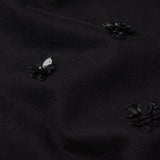 FRAME - The Embellished Vertical -- Black