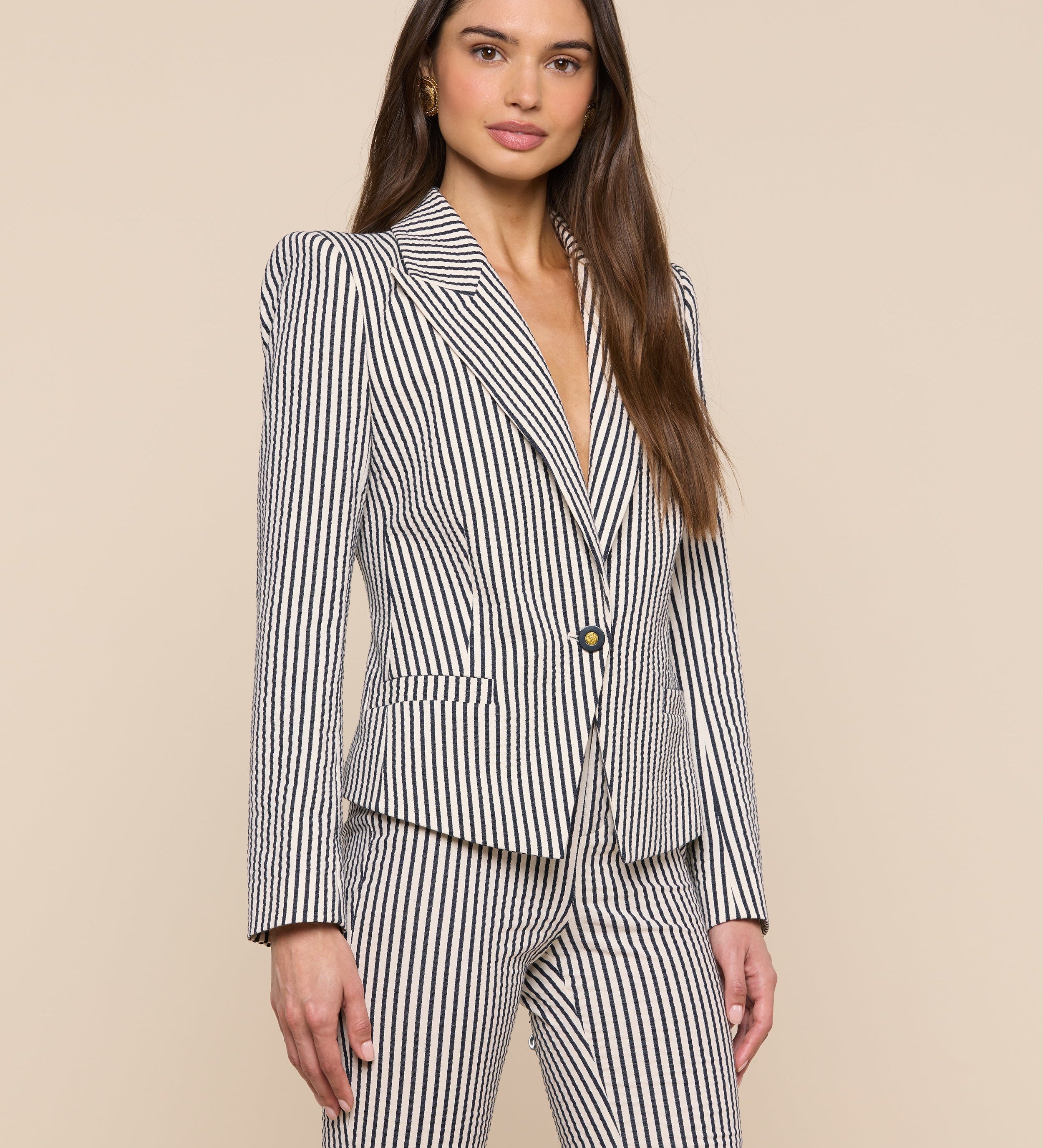 L'AGENCE - Misa Seersucker Blazer