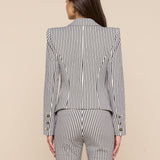 L'AGENCE - Misa Seersucker Blazer