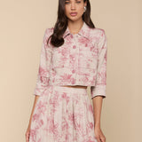 L'AGENCE - Eda Cropped Linen Jacket