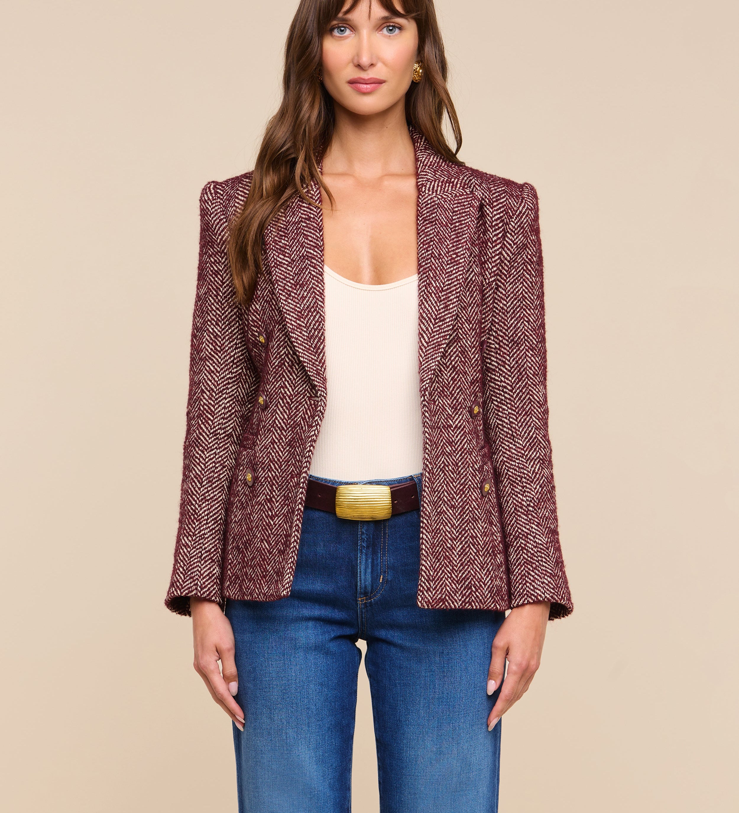 L'AGENCE - Karima Tweed Blazer