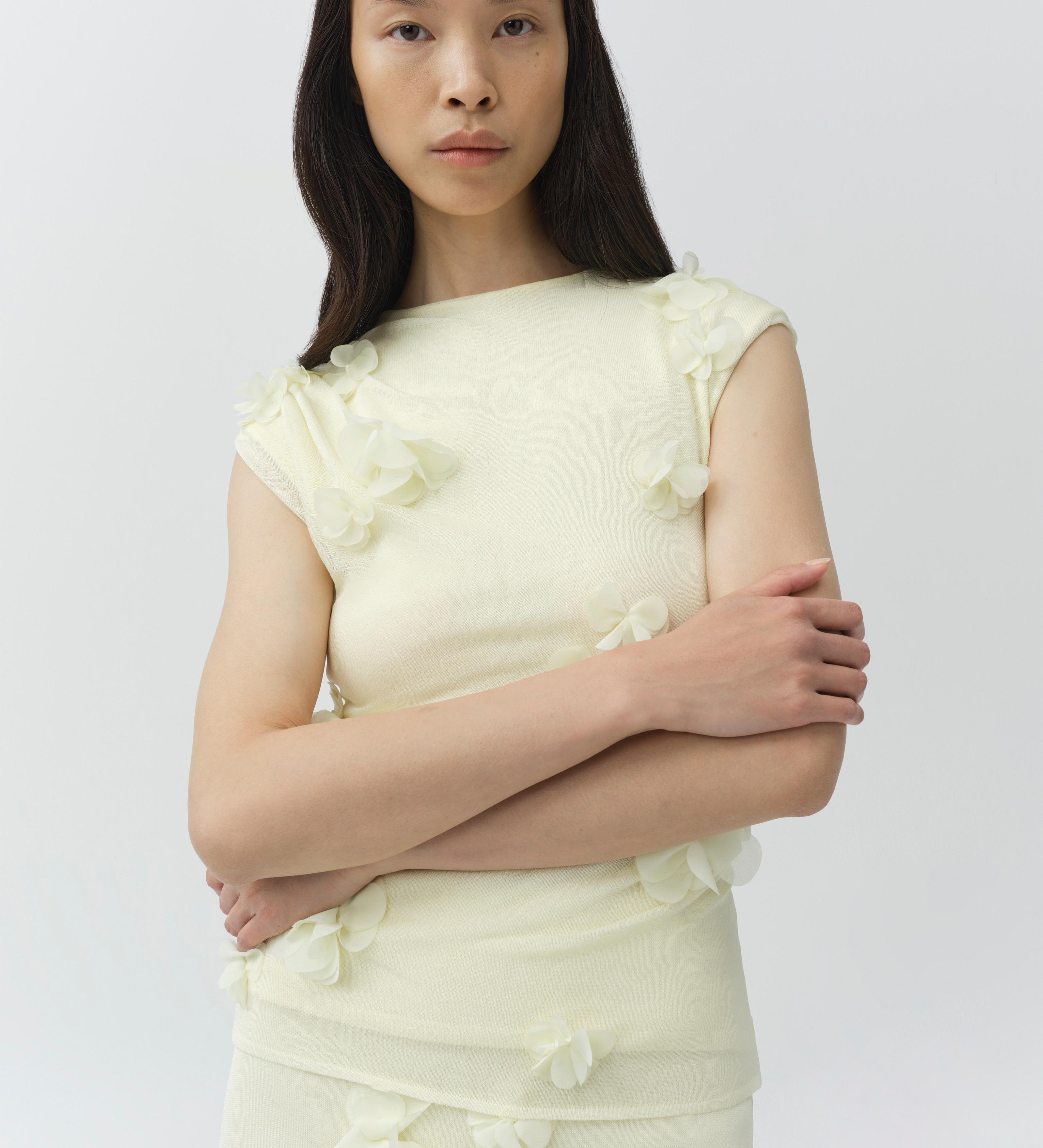 Simkhai - Tessa Floral Applique Top