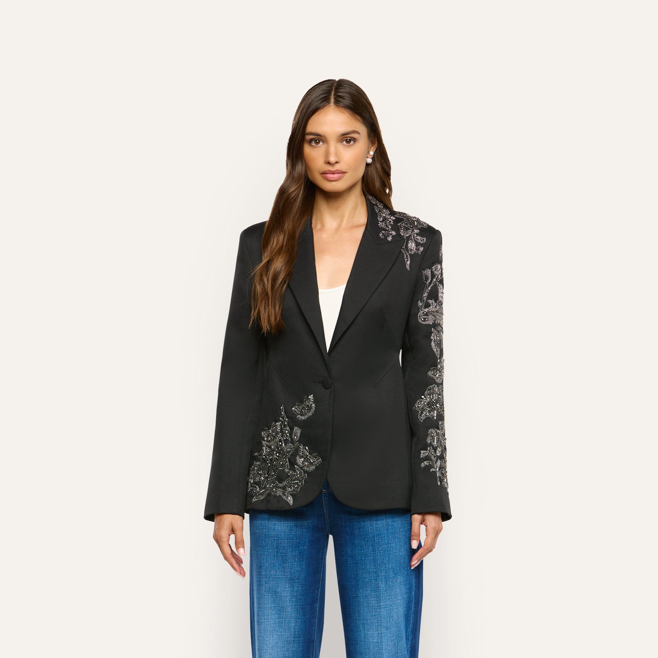 L'AGENCE - Clementine Embellished Blazer