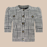 L'AGENCE - Allegra Cropped Tweed Jacket