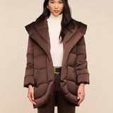 L'AGENCE - Glacier Shawl Puffer Jacket