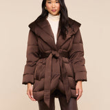 L'AGENCE - Glacier Shawl Puffer Jacket