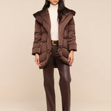 L'AGENCE - Glacier Shawl Puffer Jacket