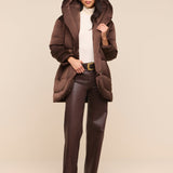 L'AGENCE - Glacier Shawl Puffer Jacket