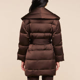 L'AGENCE - Glacier Shawl Puffer Jacket