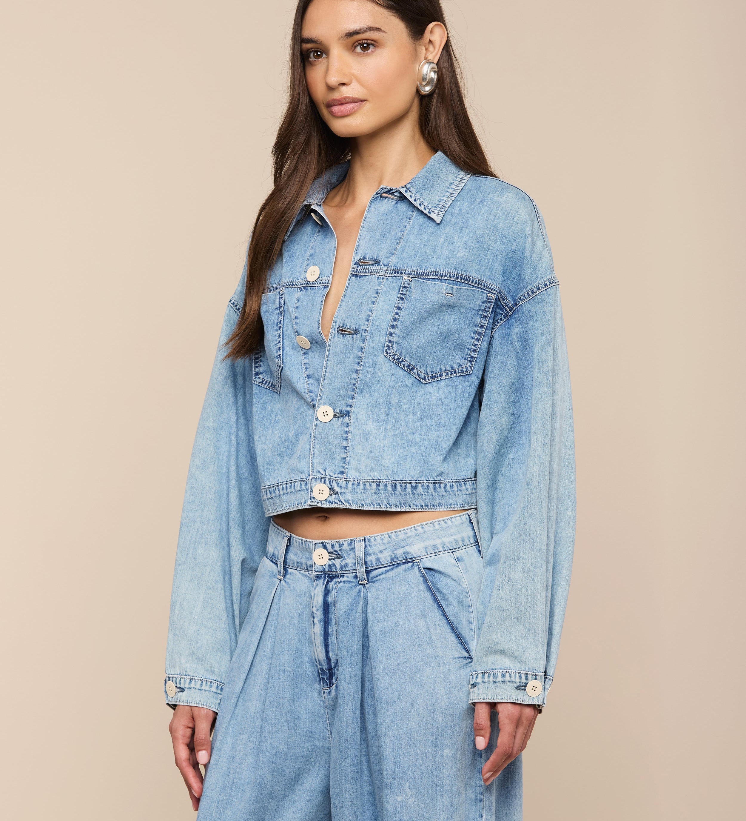 L'AGENCE - Gaines Jean Jacket
