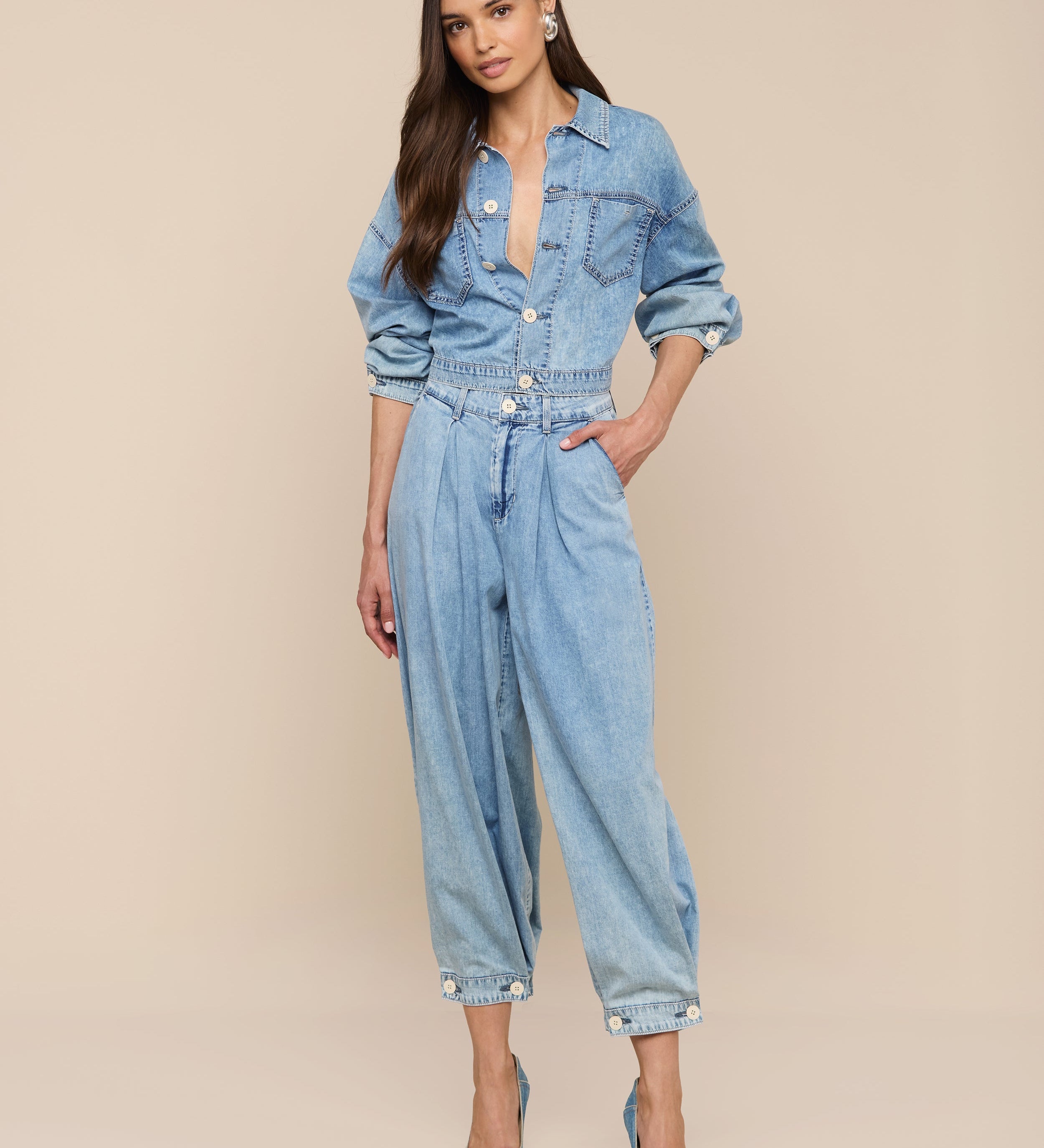 L'AGENCE - Gaines Jean Jacket