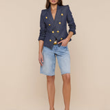 L'AGENCE - Solar Pinstriped Blazer