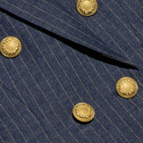 L'AGENCE - Solar Pinstriped Blazer