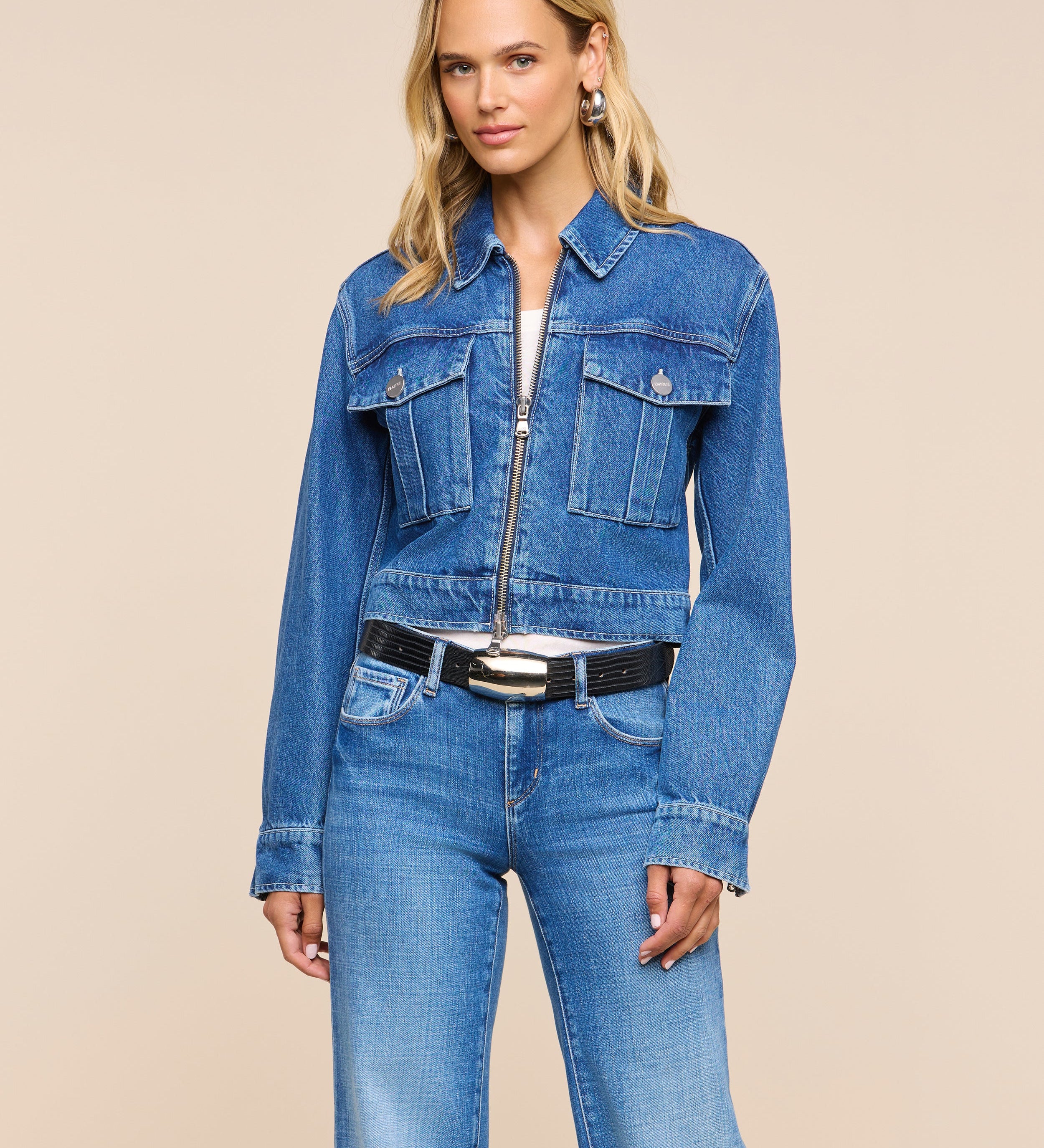 L'AGENCE - Micah Oversized Jean Jacket