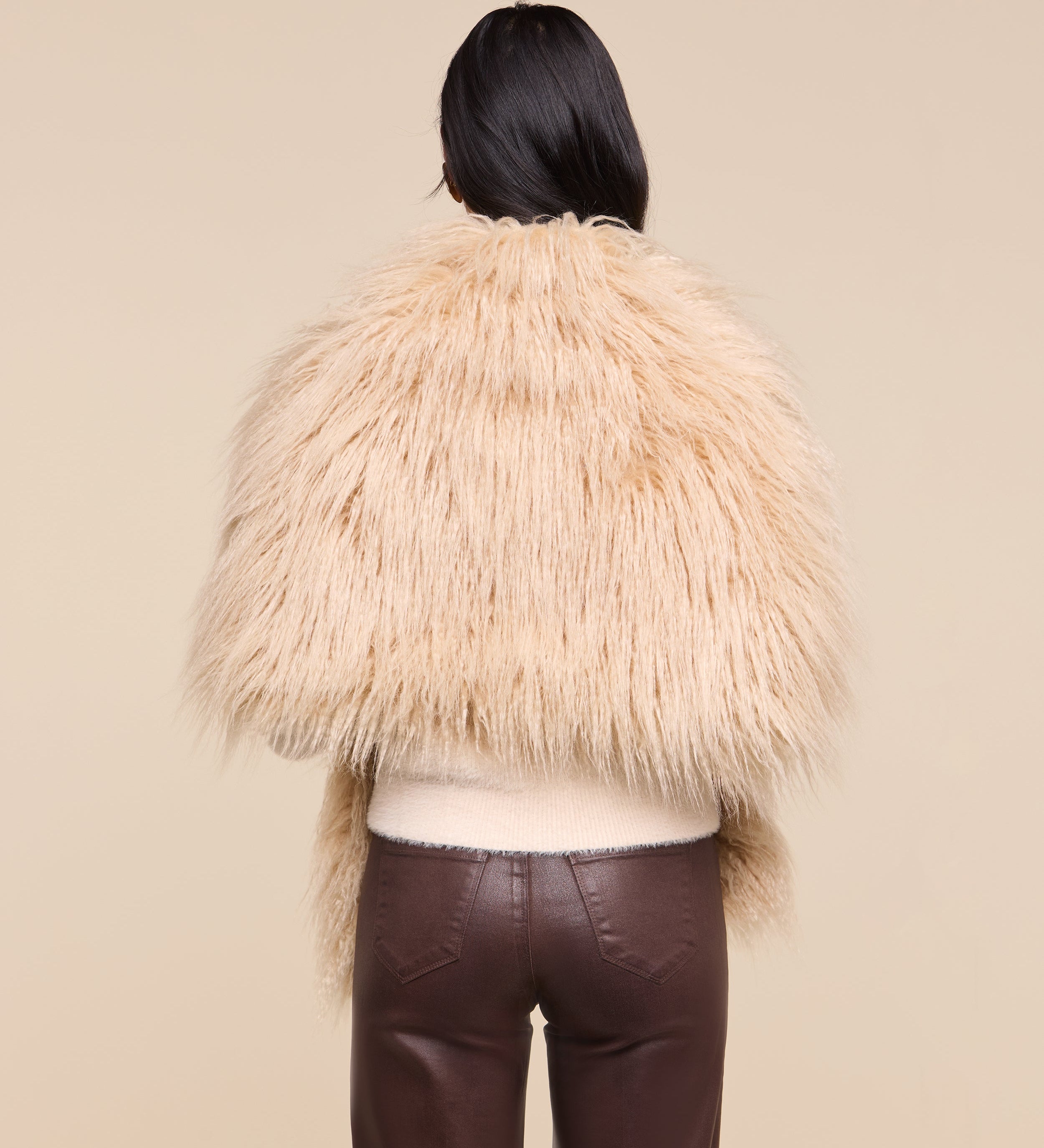 L'AGENCE - Sabine Faux Fur Scarf