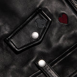 L'AGENCE - Blakely Embroidered Leather Jacket