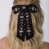 Jennifer Behr - Kassia Bow Barrette -- Jet