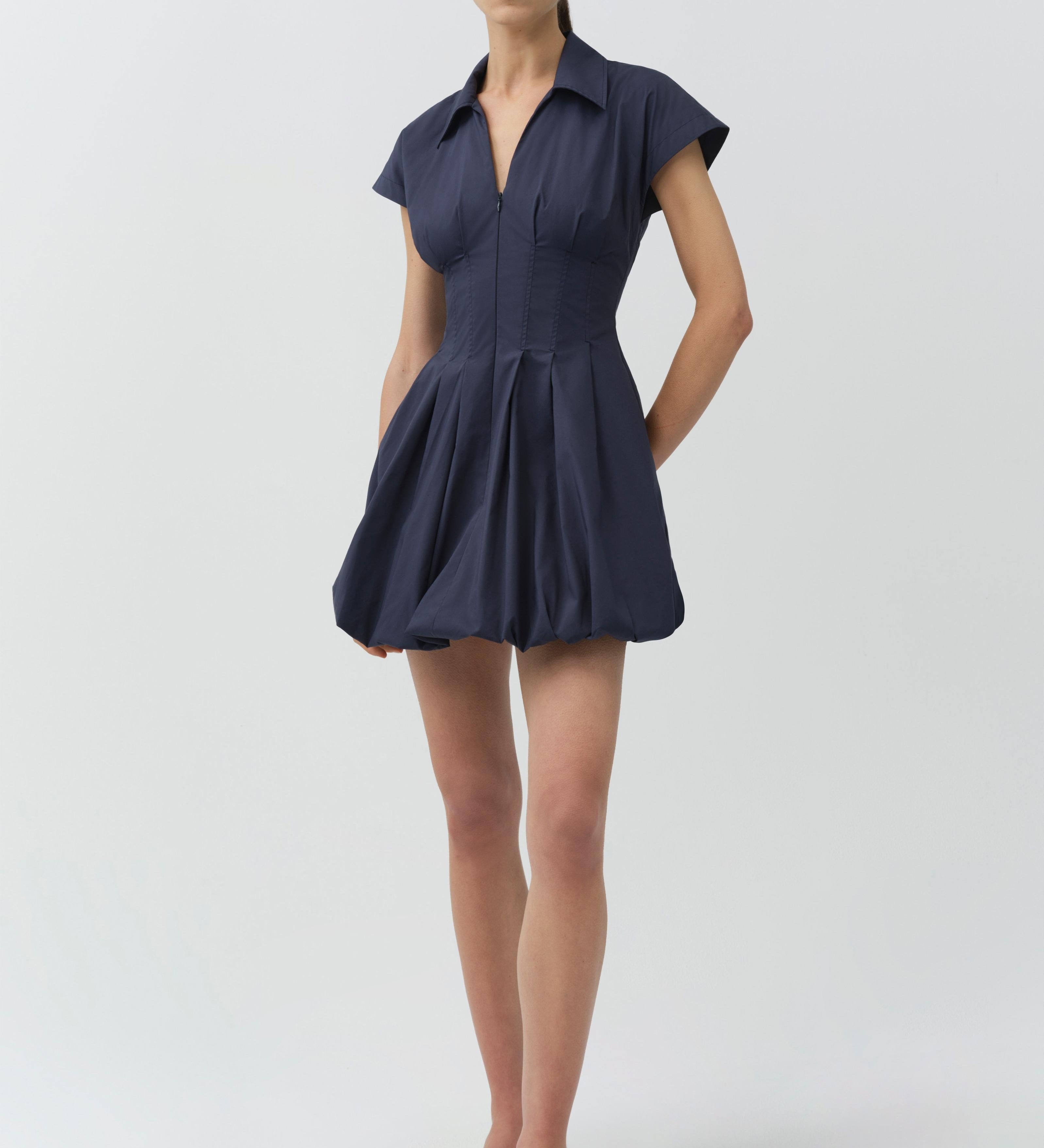 Simkhai - Lirinne Cotton Bubble Mini Dress