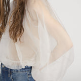 FRAME - The Sheer Balloon Blouse