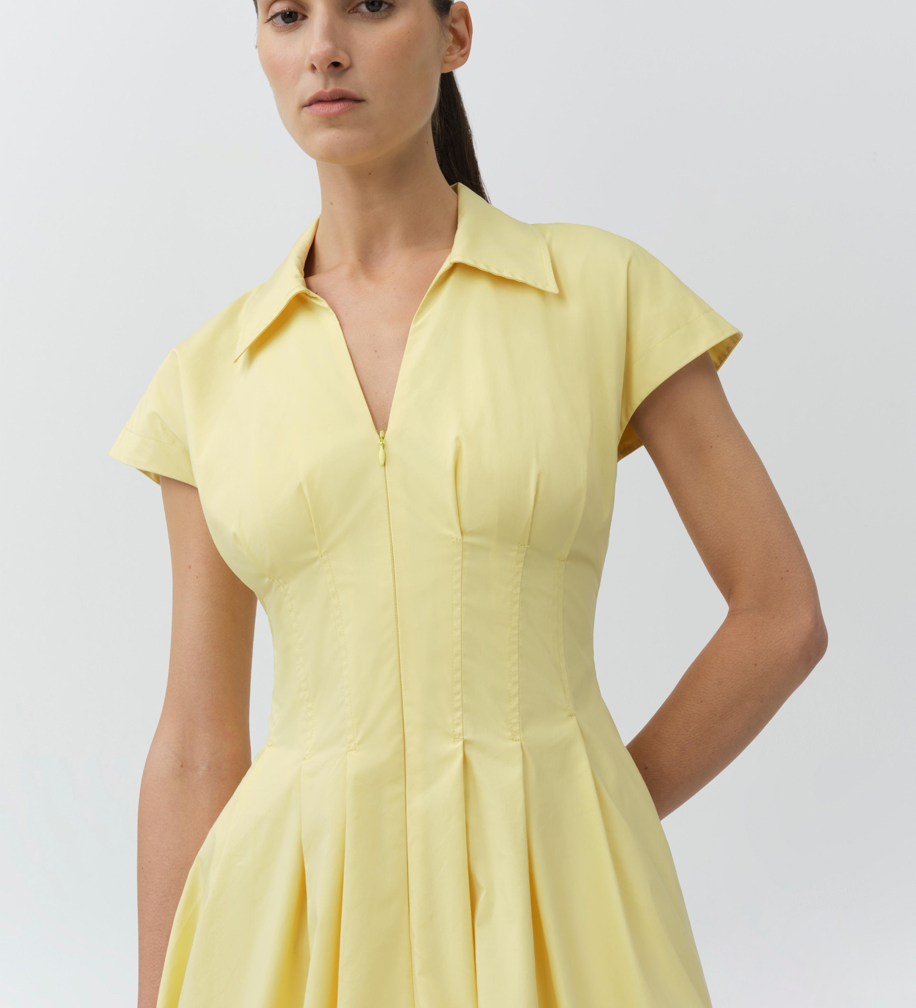 Simkhai - Lirinne Cotton Bubble Mini Dress