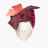 Jennifer Behr x New York Vintage Edie Turban -- Ruby