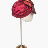 Jennifer Behr x New York Vintage Edie Turban -- Ruby