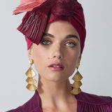 Jennifer Behr x New York Vintage Edie Turban -- Ruby