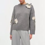 Simkhai - Dawna Floral Embellished Sweater