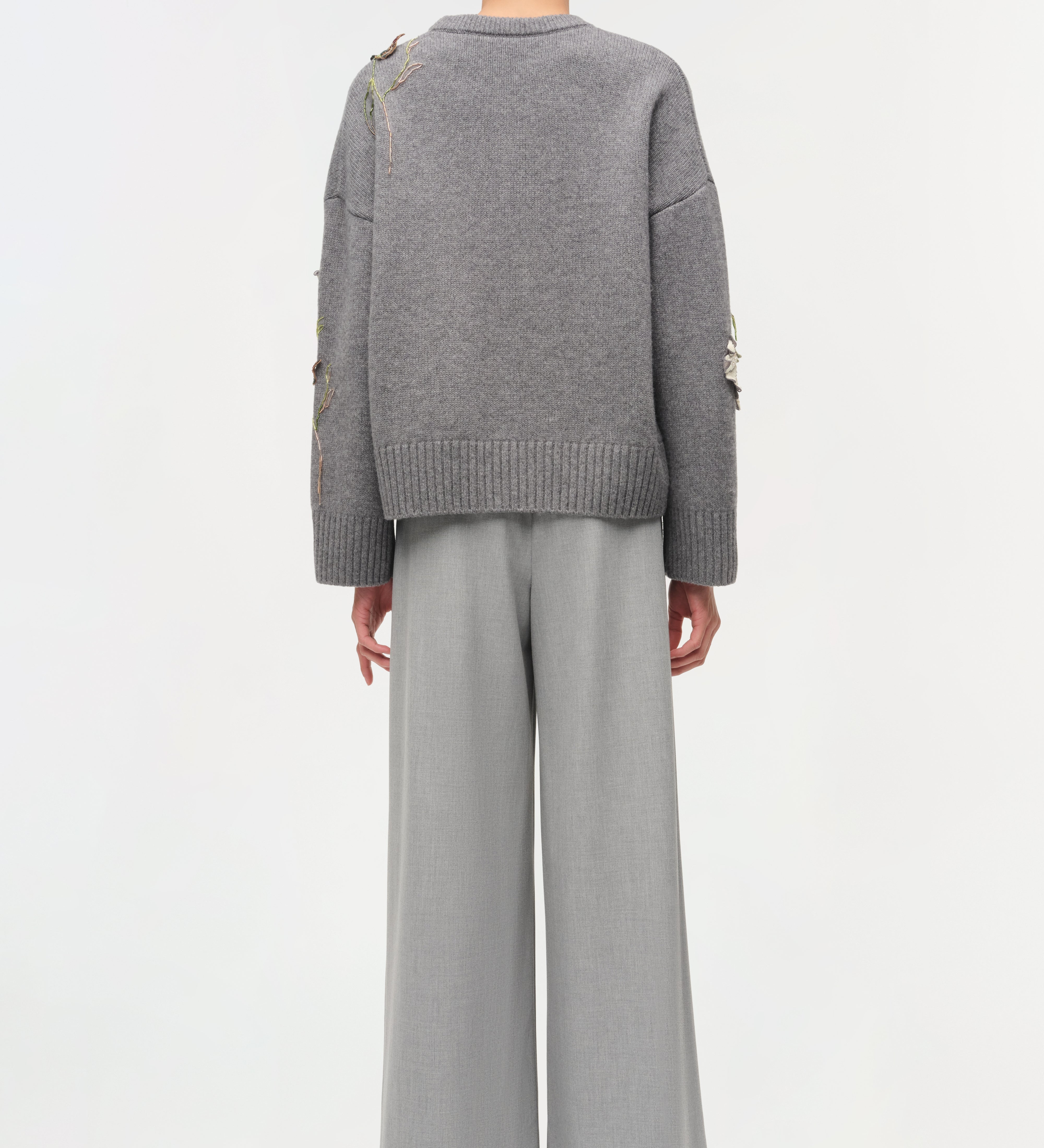 Simkhai - Dawna Floral Embellished Sweater