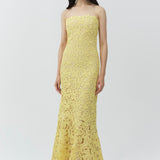 Simkhai - Sera Floral Raffia Bustier Midi Dress