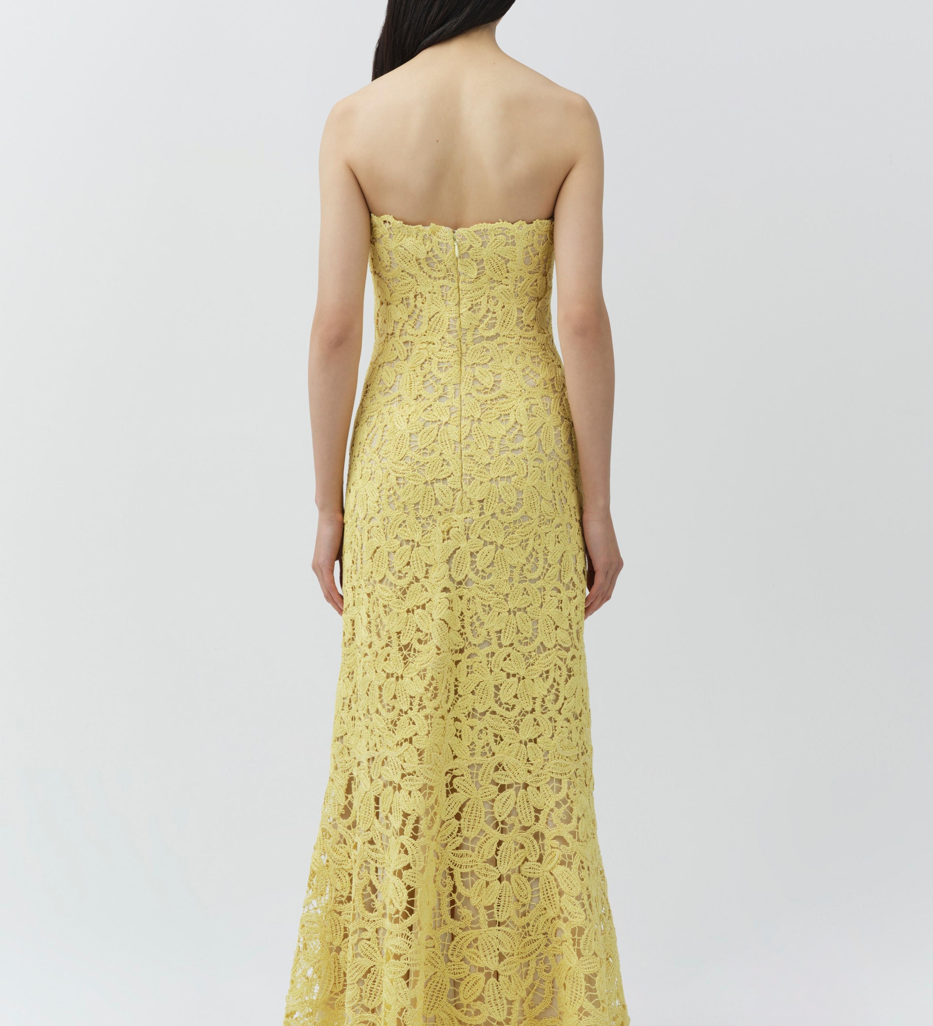 Simkhai - Sera Floral Raffia Bustier Midi Dress