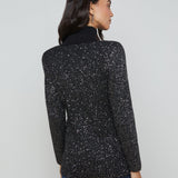 L'AGENCE - Leonora Sequin Knit Blazer