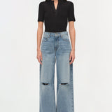 Simkhai - Willoughby Denim Straight Crop Pant