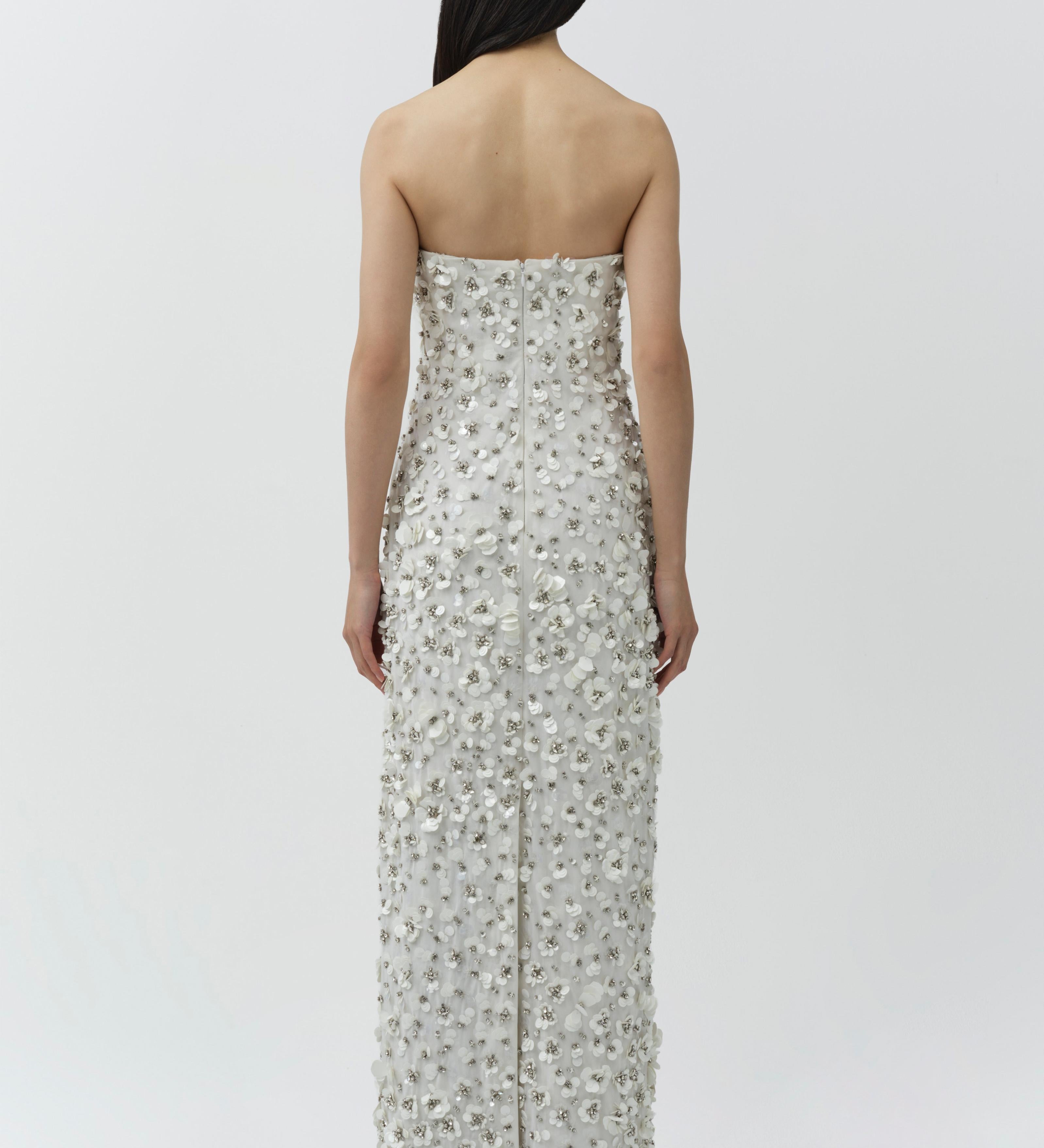 Simkhai - Serafina Strapless Embellished Gown