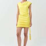 Simkhai - Nyla Draped Jersey Mini Dress