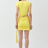 Simkhai - Nyla Draped Jersey Mini Dress