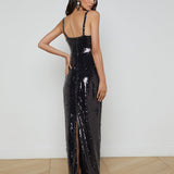 L'AGENCE - Karma Sequin Maxi Dress