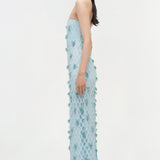 Simkhai - Iridessa Embellished Lattice Bustier Gown