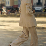 Posse - LEON BLAZER - BEIGE PINSTRIPE