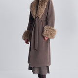 Simkhai - Kinsley Faux Fur Wool Coat