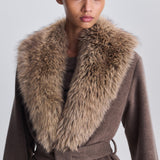 Simkhai - Kinsley Faux Fur Wool Coat